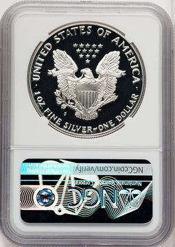 1989-S S$1 Silver Eagle PRDC Mike Castle NGC PF70