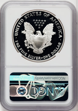 1998-P S$1 Silver Eagle Mike Castle NGC PF70