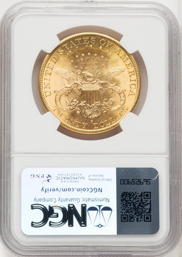 1896-S $20 Liberty Double Eagle NGC MS64