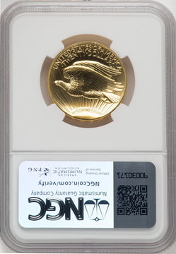 2009 $20 One-Ounce Gold Ultra High Relief Twenty Dollar Jeff Garrett Red Book NGC MS70