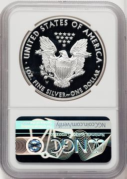 2010-W S$1 Silver Eagle First Strike Mike Castle NGC PF70