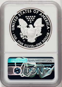 2011-W S$1 Silver Eagle Brown Label NGC PF70