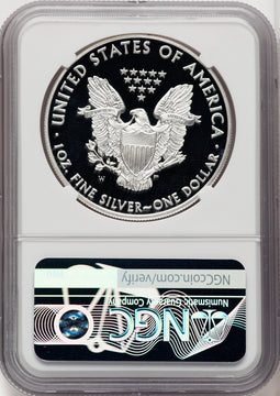 2012-W S$1 Silver Eagle Brown Label NGC PF70 (761293032)