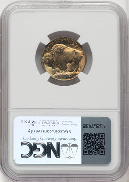 1913 Type One 5C Buffalo Nickel NGC MS67+