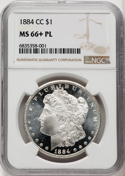 1884-CC $1 PL Morgan Dollar NGC MS66+