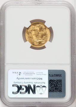1878 $3 Three Dollar Gold Pieces NGC MS64 (766863012)