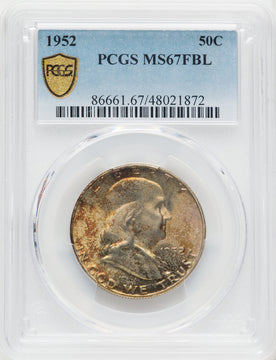 1952 50C FL Franklin Half Dollar PCGS MS67 (763449001)