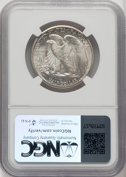 1943-D 50C Walking Liberty Half Dollar NGC MS67 (767895003)