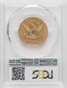 1876-S $10 Blue Gradient Liberty Eagle PCGS XF45