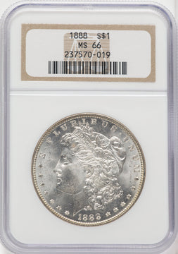 1888 $1 Morgan Dollar NGC MS66 (767901019)