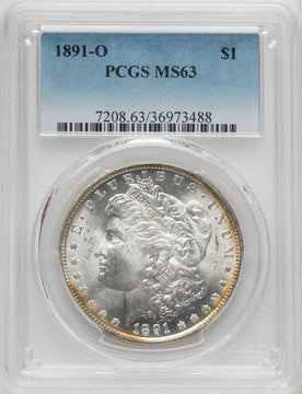 1891-O $1 Morgan Dollar PCGS MS63 (767901024)