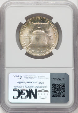 1948 50C FL Franklin Half Dollar NGC MS67