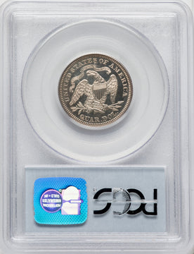 1867 25C CA Proof Seated Quarter PCGS PR63