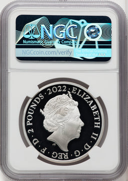 2022 G. Britain 1oz Silver King George I NGC PR70UCAM
