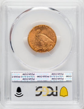 1909 $5 Indian Half Eagle PCGS MS65+