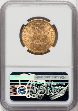 1890-CC $10 Liberty Eagle NGC MS62+ (767552007)