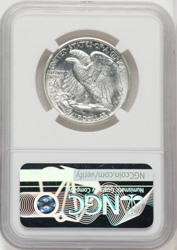 1941-S 50C Green Label Walking Liberty Half Dollar NGC MS67