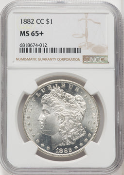 1882-CC $1 Morgan Dollar NGC MS65+