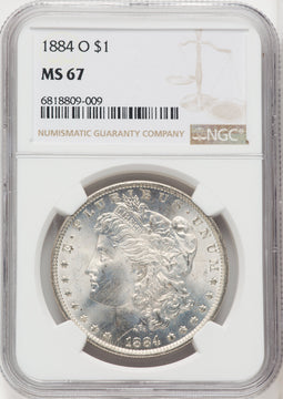 1884-O $1 Morgan Dollar NGC MS67 (519272019)