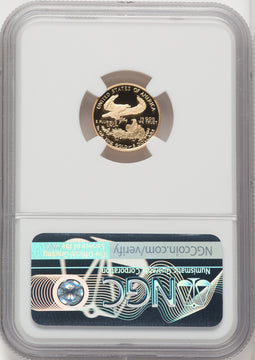 1996-W $5 Tenth-Ounce Gold Eagle NGC PF70 Mercanti Signed