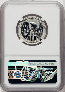 2007-W $50 Half-Ounce Platinum Eagle Reverse Proof Mike Castle NGC PF70 (767932028)