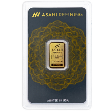2.5 GRAM GOLD BAR ASAHI