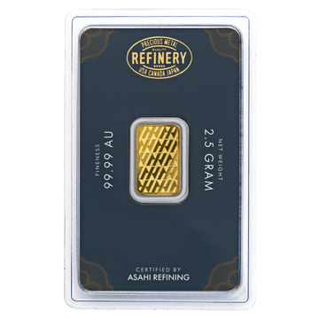 2.5 GRAM GOLD BAR ASAHI