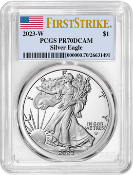 2023-W Proof Silver Eagle First Strike PCGS PR70 Deep Cameo