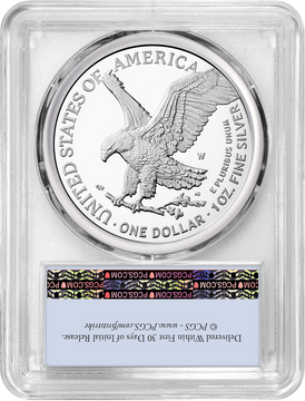 2023-W Proof Silver Eagle First Strike PCGS PR70 Deep Cameo