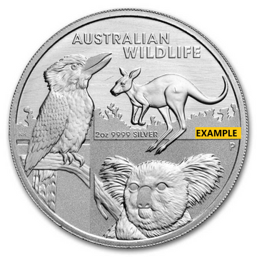 2 OZ SILVER AUSTRALIAN WILDLIFE 2 OZ SILVER AUSTRALIAN WILDLIFE