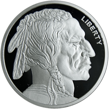 2 OZ SILVER ROUND BUFFALO DESIGN GOLDEN STATE MIN