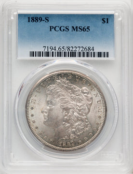 1889-S $1 Morgan Dollar PCGS MS65 (768200005)