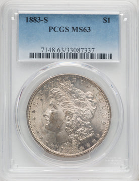 1883-S $1 Morgan Dollar PCGS MS63
