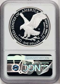 2023-W $1 Silver Eagle Ed Moy NGC PF70