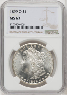 1899-O $1 Morgan Dollar NGC MS67 (768008015)
