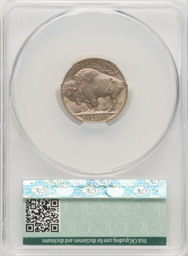 1927 5C Buffalo Nickel CACG MS66