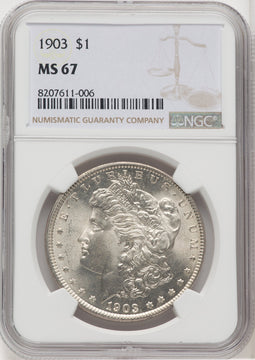 1903 $1 Morgan Dollar NGC MS67 (768008017)