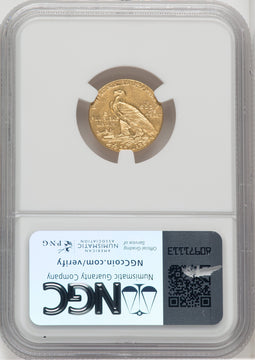1913 $2.5 Indian Quarter Eagle NGC MS62