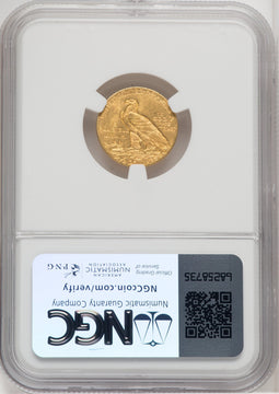 1911 $2.50 Indian Quarter Eagle NGC MS64 (768417018)