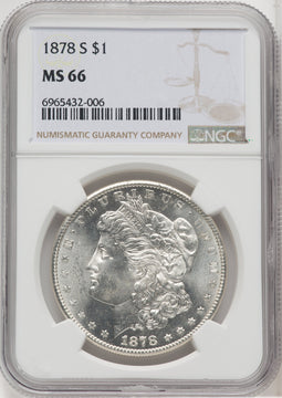 1878-S $1 Morgan Dollar NGC MS66 (768613001)