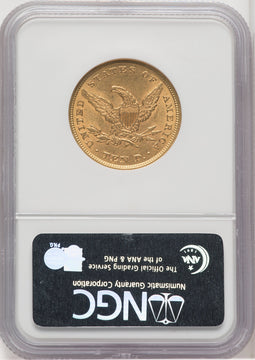 1853 $10 Liberty Eagle NGC AU58