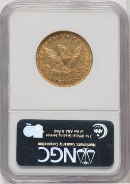 1855 $10 Liberty Eagle NGC AU53