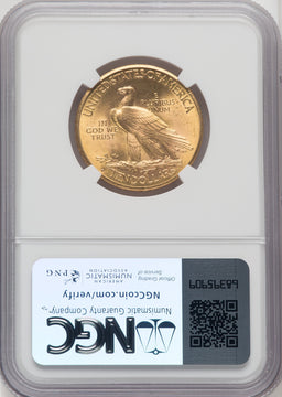 1914-D $10 Indian Eagle NGC MS65 (768602028)