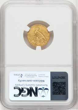 1914 $2.50 Indian Quarter Eagle NGC MS62 (768710014)