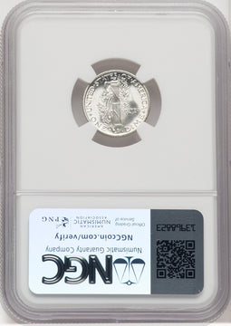 1945-S 10C FB CAC Mercury Dime NGC MS67+