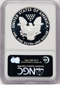 2008-W S$1 Silver Eagle NGC PF70
