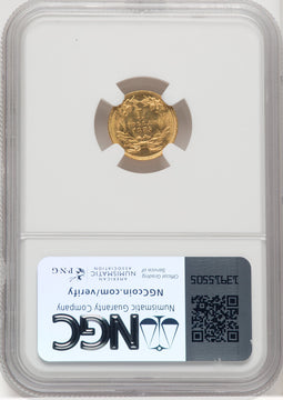 1885 G$1 Gold Dollar NGC MS67