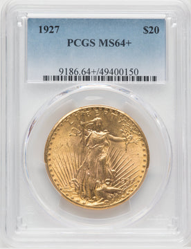 1927 $20 Saint-Gaudens Double Eagle PCGS MS64+ (506301019)