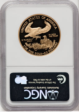 2006-W $50 One-Ounce Gold Eagle 20th Anniversary NGC PF70 (768985008)