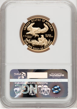 2015-W $25 Half-Ounce Gold Eagle FR Blue NGC PF70